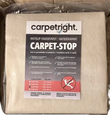 NON SLIP CARPET UNDERLAY Carpet On Carpet Gripper For All Floors 230x160cm - Image 1 of 4