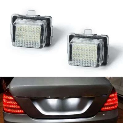2x LUZ DE MATRÍCULA LED ILUMINACIÓN DE MATRÍCULA LED PARA MERCEDES W204 W212 W221 - Imagen 1 de 4