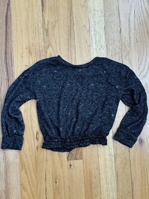 Suéter Gap Niños Niñas Tejido Suave Corazón Gris Talla XS 4 5 Camisa Foto 1 de 3