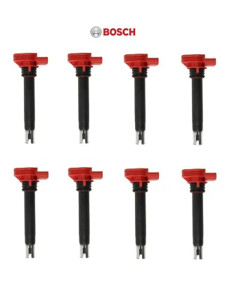Juego de 8 bobinas de encendido con conector de bujía Bosch para Audi VW 4,2 L V8 Foto 1 de 4