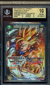 BGS 10 ⭐️ SS Son Goku P-590 FighterZ Battle Hour 2024 Promo Card DBS DBZ Z Super - Picture 1 of 1