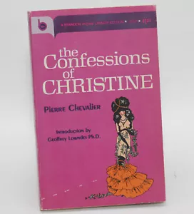 CONFESSIONS OF CHRISTINE Pierre Chevalier Brandon House 1968 Vintage Sleaze PB - Imagen 1 de 5