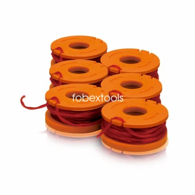 WA0010 WORX GT Replacement Spools Line for all Battery Powered Worx 6-Pack - Image 1 of 4