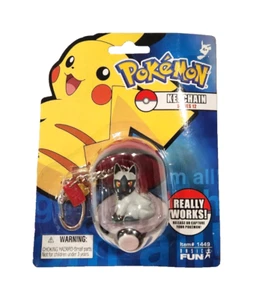 NEW Pokemon Poochyena Keychain Pokeball 2007 Sealed Rare Series 12 Basic Fun NIP - Picture 1 of 7