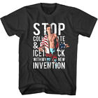 T-shirt męski Vanilla Ice Baby Rap Lyrics Stop Collaborate Listen
