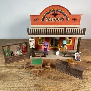 Playmobil Pepita Dorada Salón Western 3787 Molly Marrón Muy Raro Casi Completo - Imagen 1 de 24