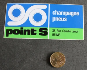 Autocollant / Sticker - POINT S - Champagne Pneus - Picture 1 of 2