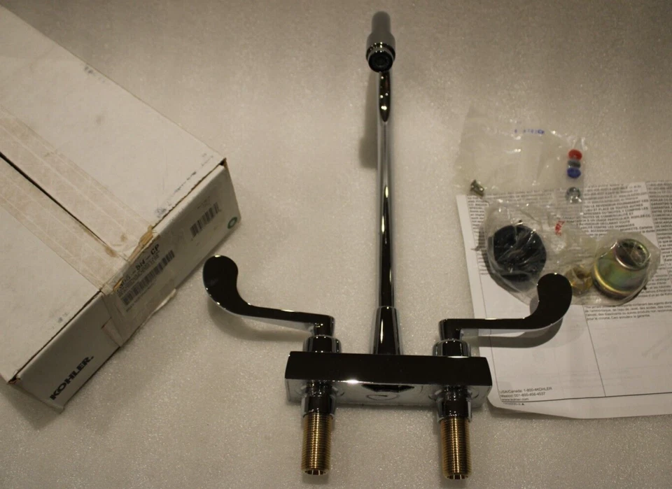 Kohler 7305-5N-CP - Triton Gooseneck 4"cc Faucet - Chrome