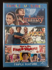 Triple Feature: The Last Mimzy , Hoot , How to Eat Fried Worms DVD 2009 NEW - Picture 1 of 2