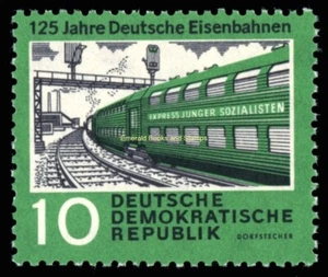 EBS East Germany DDR 1960 - 125 Years German Railways - Michel 804 - MNH** - Bild 1 von 1