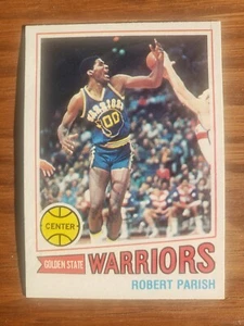 1977-78 Topps Basketball # 111 Robert Parish RC Warriors NM+ VERY NICE CARD! - Bild 1 von 2