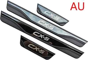 For Mazda CX5 Car Accessories Door Sill Protector Trim Strip Scuff Plate Guard - Picture 1 of 10
