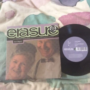 Erasure Am I Right EP 7” Vinyl Picture Cover Let It Flow Waiting For Sex Carry - Picture 1 of 2
