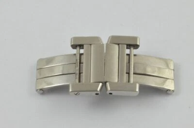 Cartier Tank Francaise Men's Steel Folding Clasp 19MM Vintage RAR - Image 1 of 2