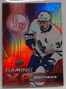 2024 UPPER DECK SERIES 1 GAMING XP AUSTON MATTHEWS #GXP-9 MAPLE LEAFS MPK - Bild 1 von 2
