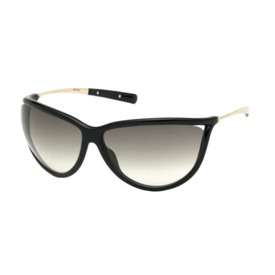 Óculos de sol Tom Ford FT0770 01B Tammy 70-14-115 preto brilhante/fumaça gradiente - Imagem 1 de 4