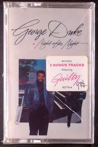 George Duke – Night After Night CASSETTE JAZZ FUNK R&B ELEKTRA USA SEALED OOP - Foto 1 di 1