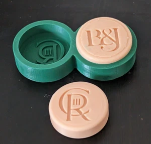 ROUNDED EDGES - Custom Made Silicone Moulds for Soap Bars Personalised Moulds - Picture 1 of 4