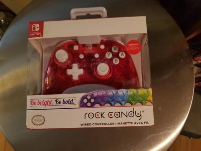 Rock Candy Nintendo Switch Wired Controller - ( red ) - open box free ship - Image 1 of 4
