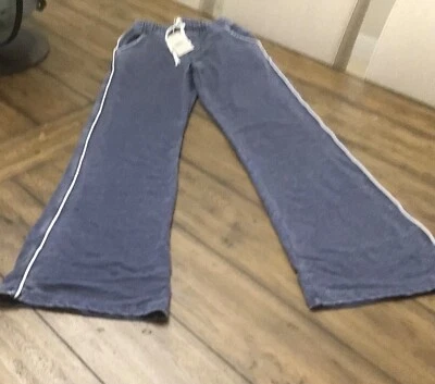 Sudaderas informales Alternative Apparel para mujer talla pequeña pierna ancha acampanada azules nuevas con etiquetas Foto 1 de 4