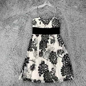 Vestido Babydoll Casa Blanca Mercado Negro Para Mujer 0 Floral Chifón Fiesta HOCO - Imagen 1 de 13