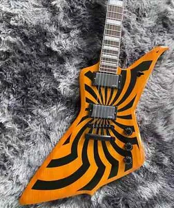 Venta caliente Guitarra Eléctrica Personalizada de Fábrica 6 Cuerdas Acabado Negro Brillante Herrajes - Imagen 1 de 10