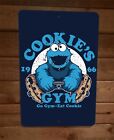 Affiche murale en métal Cookies Gym Got Gym Eat Cookies Muppet Monster 8x12