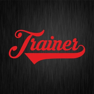 Entrenador Fitness Gimnasio Culturismo Entrenador Coche Rojo Calcomanía de Vinilo Pegatina Pegatina Pegatina - Imagen 1 de 1