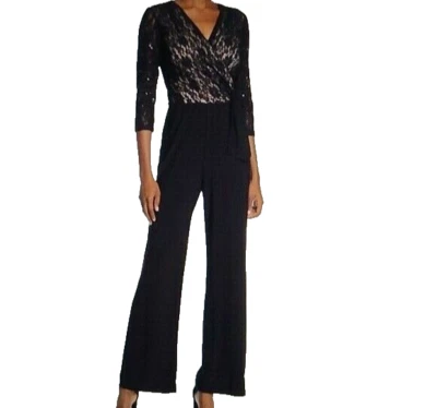 Marina Long Sleeve Jumpsuit Size 6 - Image 1 of 4