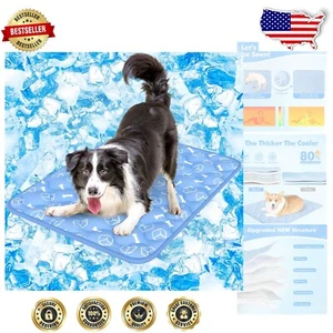 Portable 36'' Large Dog Cooling Mat with Color-Changing Fabric – Keeps Dogs Cool - Picture 1 of 11