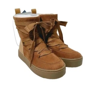 Women's Birgitte Winter Boots - Universal Thread Cognac - Choose Size - Picture 1 of 9