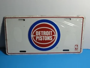 Detroit Pistons Basketball Team Logo NBA 12x6 Metal License Plate Tag Display - Picture 1 of 2