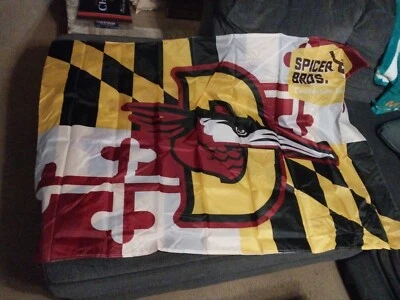 Baltimore Orioles Delmarva Shorebirds Brand New 3'x5' Flag Let's Go O's  - Image 1 of 3