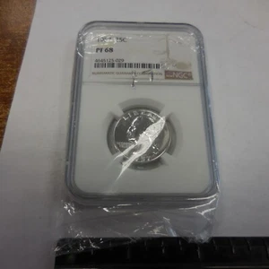 1957 PROOF WASHINGTON QUARTER 25C NGC CERTIFIED PF 68 #2 - Picture 1 of 10