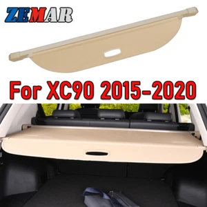 Car Rear Trunk Cargo Cover For Volvo XC90 2015-2021 Security Shield Shade Black - Picture 1 of 3