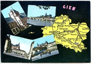 CP 45 LOIRET - Gien - Multivues couleurs - Carte - Picture 1 of 1
