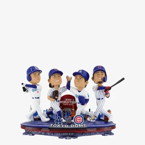 Chicago Cubs Los Angeles Dodgers 2025 Tokyo Series Mini Bobblehead Scene Ohtani - Picture 1 of 1