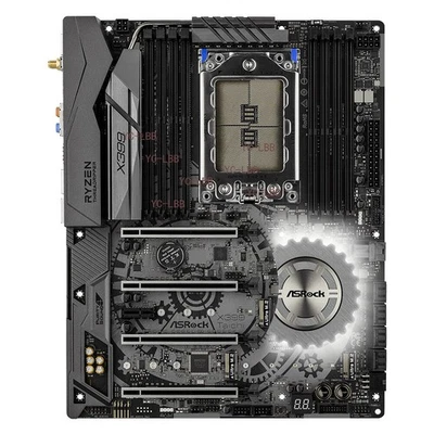 For Asrock X399 Taichi Motherboard Socket TR4 DDR4 ATX 100% Tested - Image 1 of 3