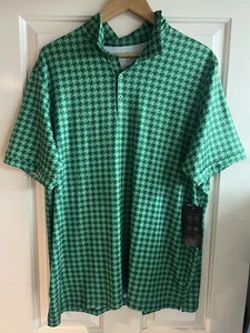 CADDY CART GREEN STARS GOLF POLO SHIRT - NWT - XL - MENS LIGHTWEIGHT MATERIAL - Picture 1 of 5