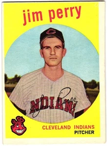 1959 Topps - High # Jim Perry #542 (RC) (A) EX - Imagen 1 de 2