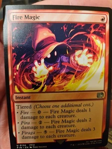 MTG - Fire Magic - Final Fantasy - NM - NF - Picture 1 of 2