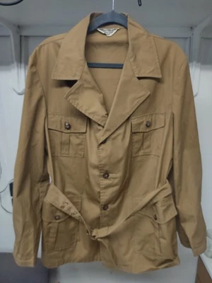 Chaqueta Bush o Safari Vintage Años 70 Campus Hecha en EE. UU. Talla 42 Mezcla Polialgodón Foto 1 de 4