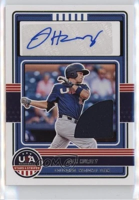 2023 Panini USA Baseball Stars & Stripes Materials Jack Hurley #CNTS-JH Auto - Image 1 of 2