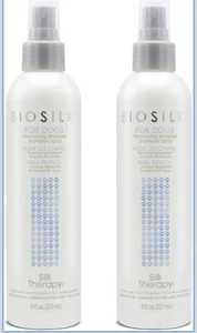 BioSilk for Dogs Silk Therapy Deep Moisture Waterless Shampoo Spray | Best 2pack - Picture 1 of 5