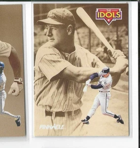 1992 Pinnacle Lou Gehrig & Robin Ventura Baseball The Idols - Bild 1 von 2