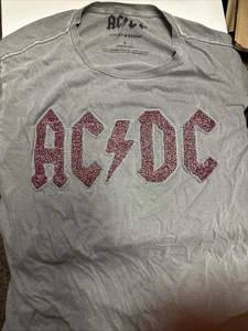 Lucky Brand Damen Kurzarm Perlen ACDC Grafik Boyfriend T-Shirt, Large - Bild 1 von 5