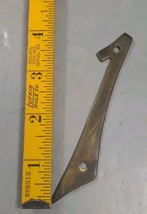 Vintage  4" No. 1 Nail-On Solid Brass House Door Number Aged - Picture 1 of 5