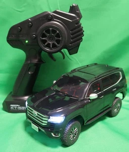 Kyosho Mini Z 4x4 Readyset Toyota Land Cruiser 300 Black with Light Unit 32533BK - Picture 1 of 10