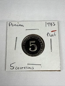 Panama 1983 5 centesimos Proof Extremely Rare Key date - Picture 1 of 4