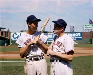 Ted Williams & Joe Cronin 8 x 10 Farbdruck - KOSTENLOSER VERSAND - Bild 1 von 1